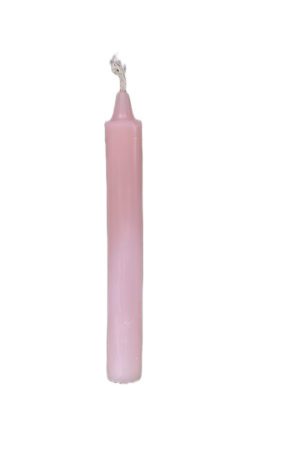 Household Candle Pink Color