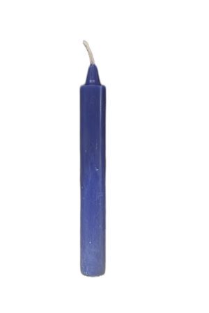 Household Candle Blue Color