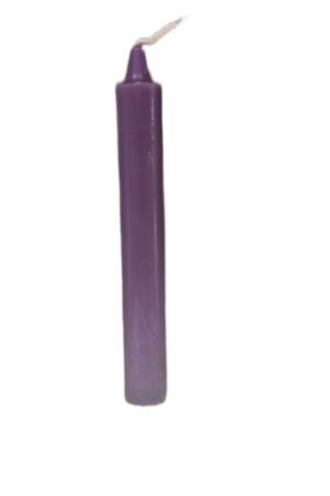 Household Candle Purple Color