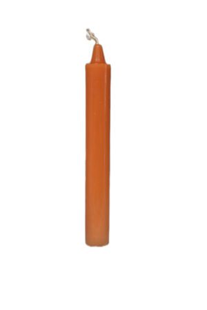 Household Candle Orange Color