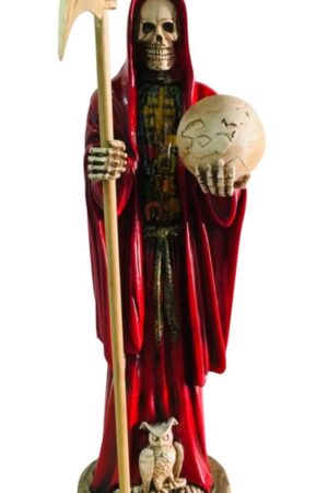 Angeles Spiritual Candles Santa Muerte Color Rojo 26 pulgadas