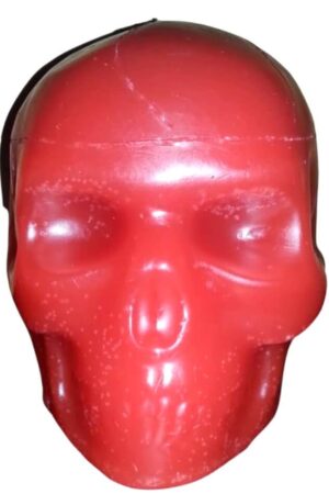 Veladora de Figura Craneo Rojo