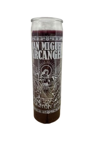 Veladoras Religiosas San Miguel Arcángel Morado