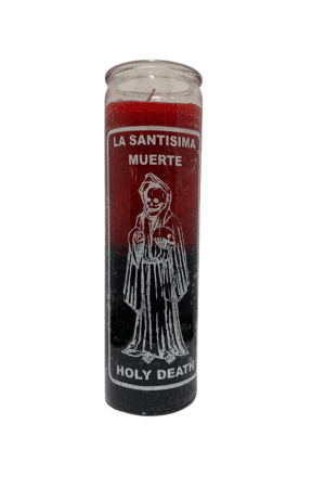 Veladora de la Santa Muerte Holy Death Reversible color