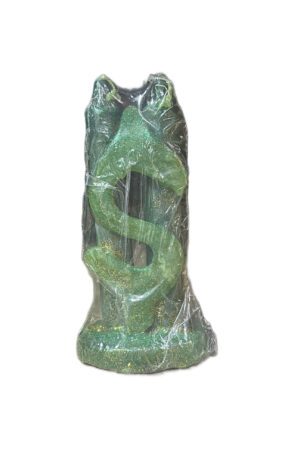 Veladora de Figura Vela de Dinero verde