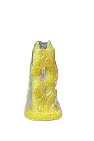 Figura Vela de Dinero Amarillo