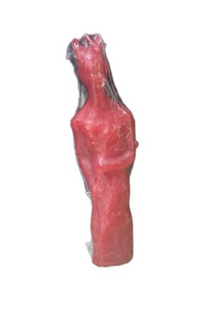 Veladora de Figura Vela de lucifer roja