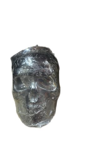 Veladora de Figura Vela de craneo negro