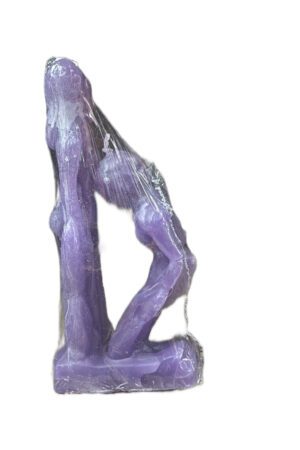 Veladora de Figura Vela de dominacion morada