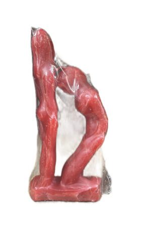 Veladora de Figura Vela de dominacion roja