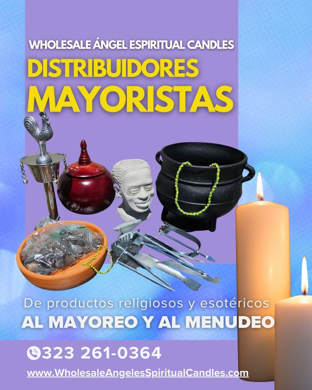 ARTICULOS_DE_SANTERIA_VELAS_WHOLESALE_ANGEL_ESPIRITUAL_CANDLES